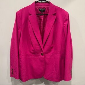 Jones New York Women's Bright Fuchsia Blazer